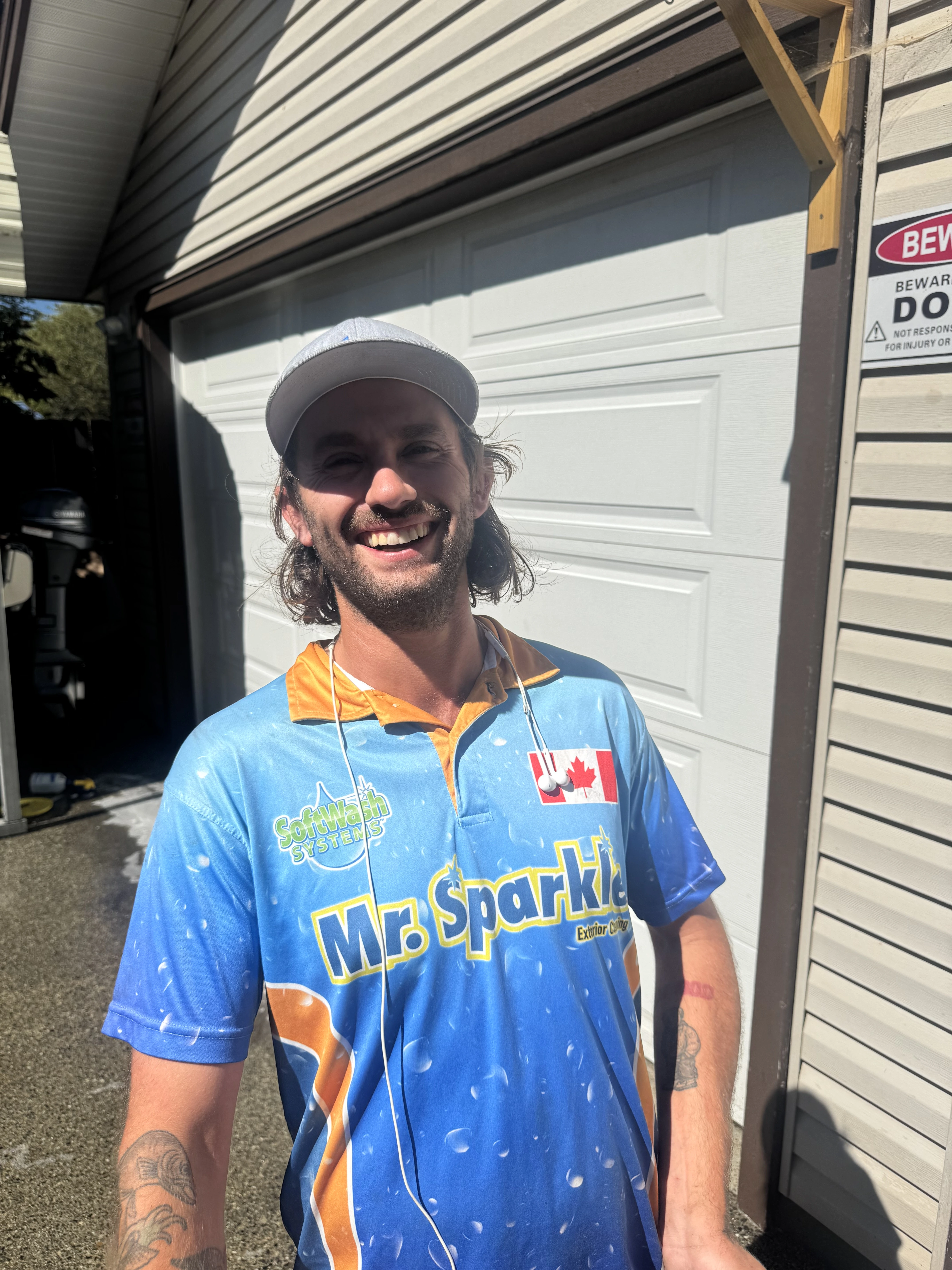 Tristan, Mr. Sparkle exterior cleaning technician